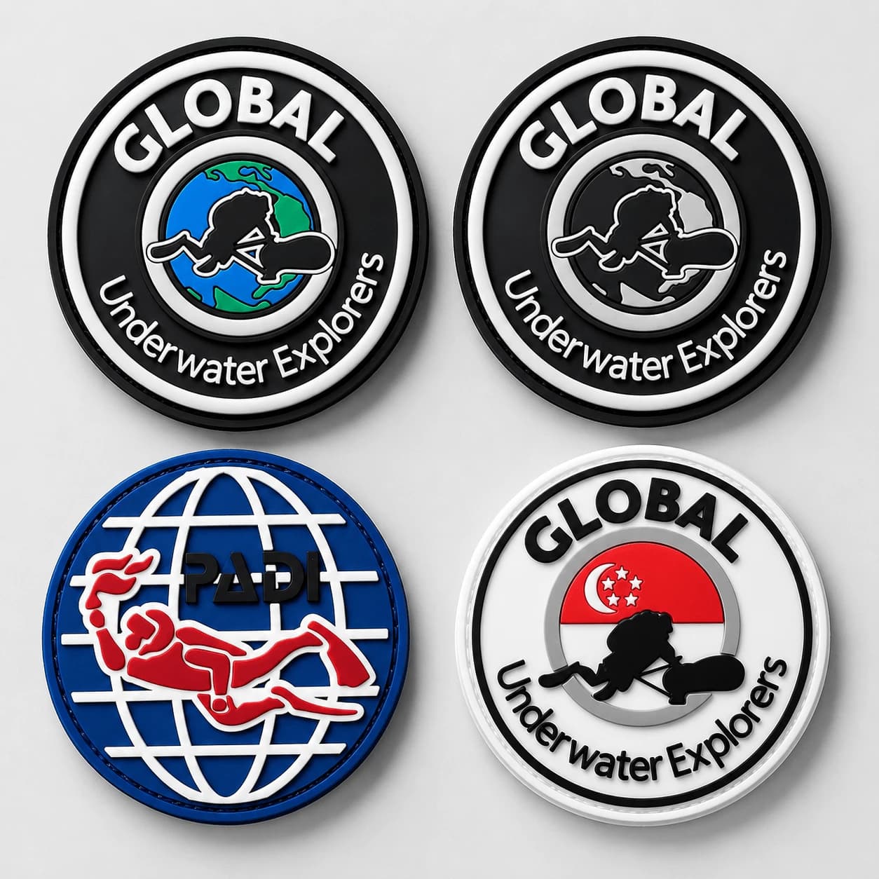 Custom PVC patches for outdoor gear, tactical products and bags