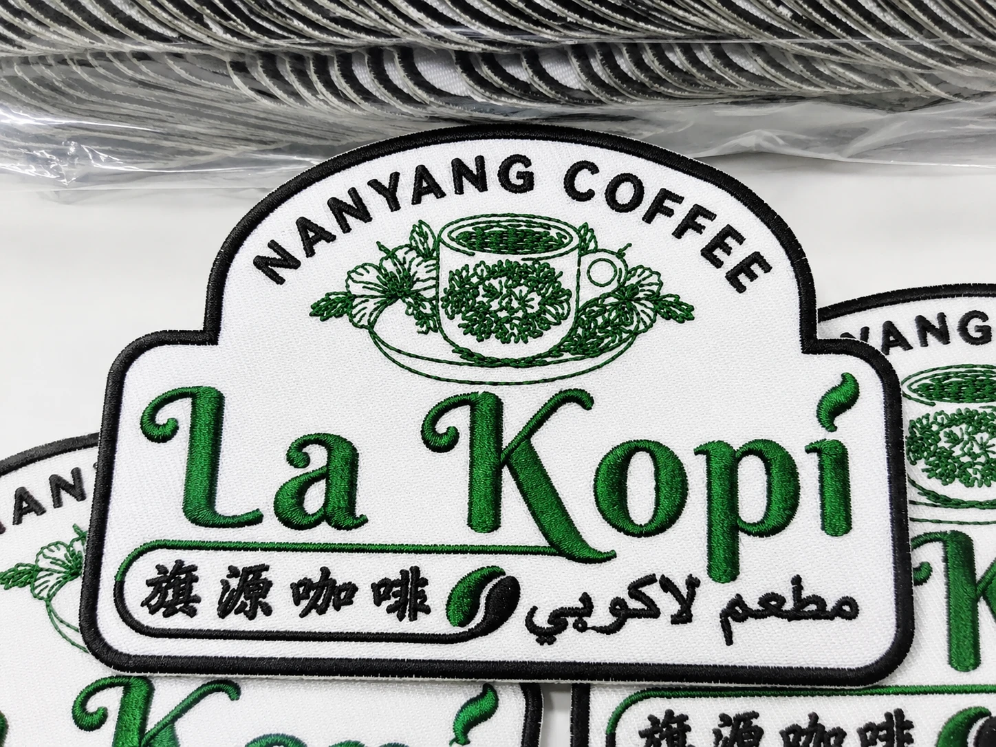 Printed custom embroidered products