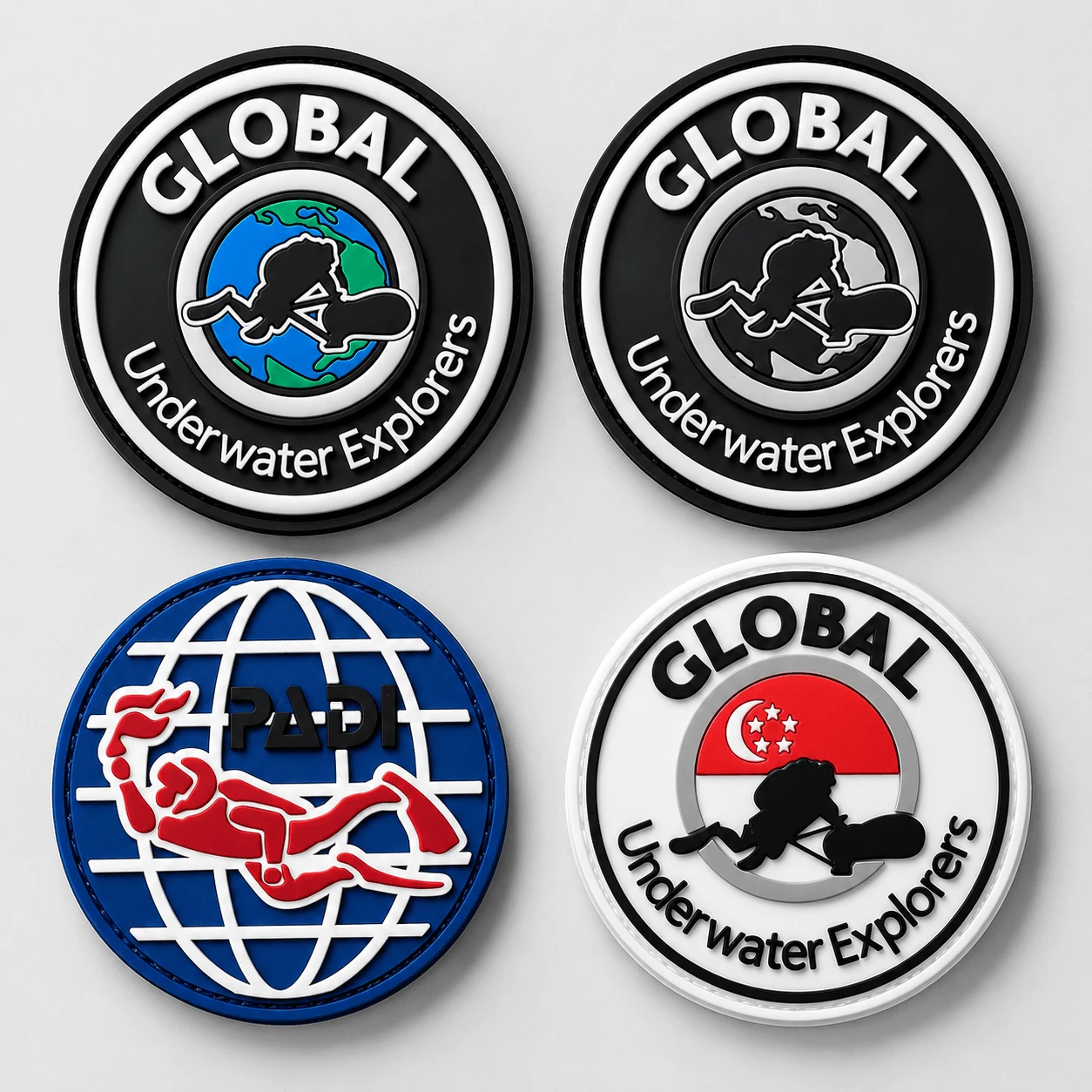 Custom PVC patches for outdoor gear, tactical products and bags